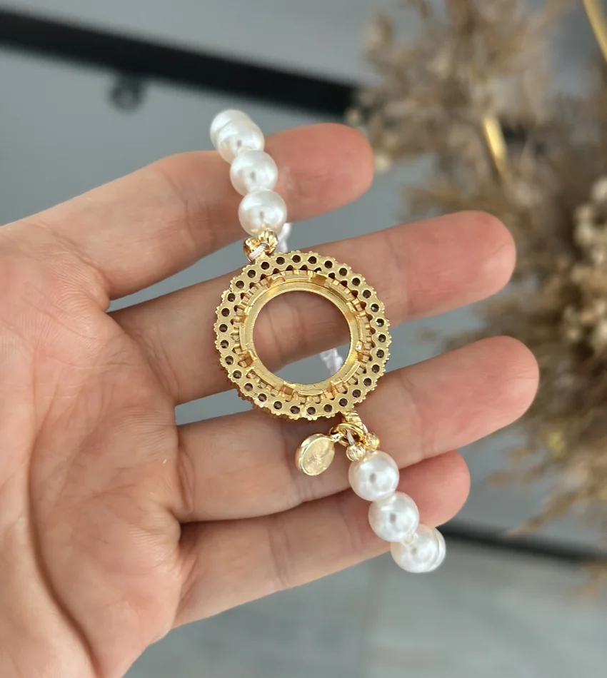 İncili Çeyreklik Bileklik (Suyolu Hediye)