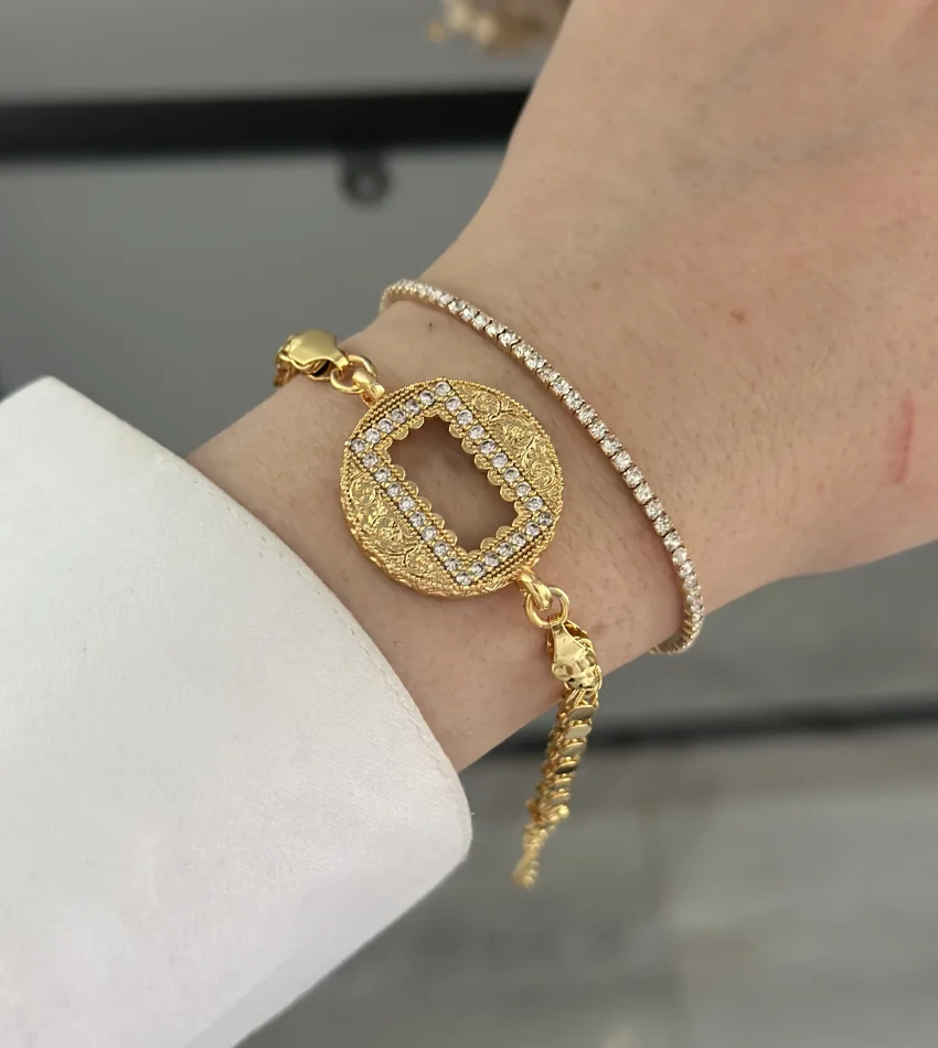 Arpa Zincirli Gram Altınlık Bileklik (Suyolu Hediyeli)