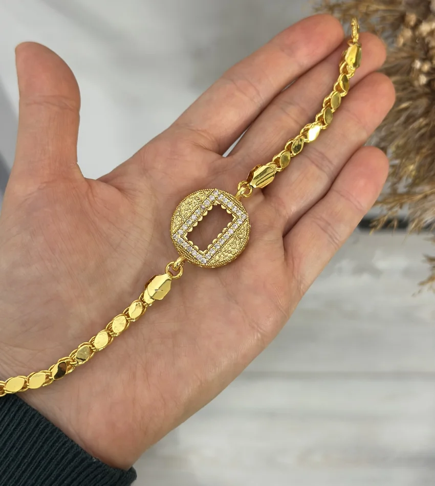 Gram Altınlık Yuvarlak Arpa Bileklik