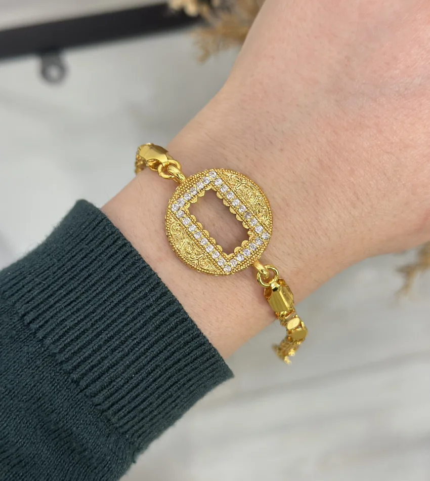 Gram Altınlık Yuvarlak Arpa Bileklik