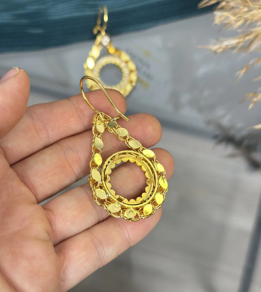 Çeyreklik Nazarlı Arpa Küpe