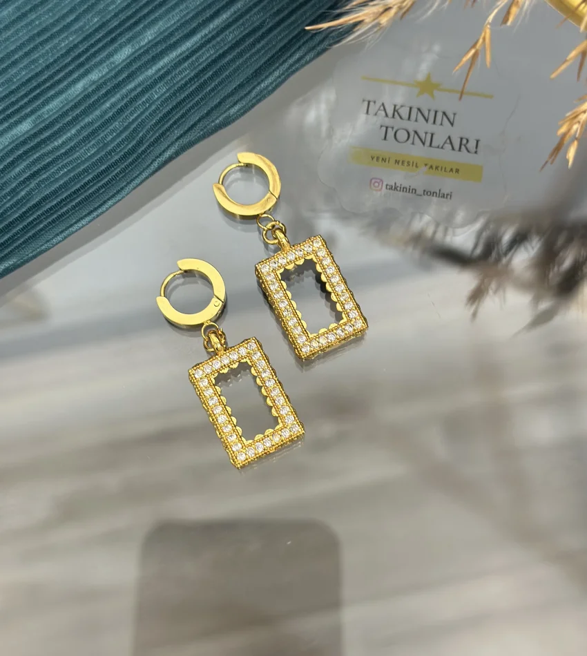 Gram Altınlık Küpe (Çelik kilpsli)