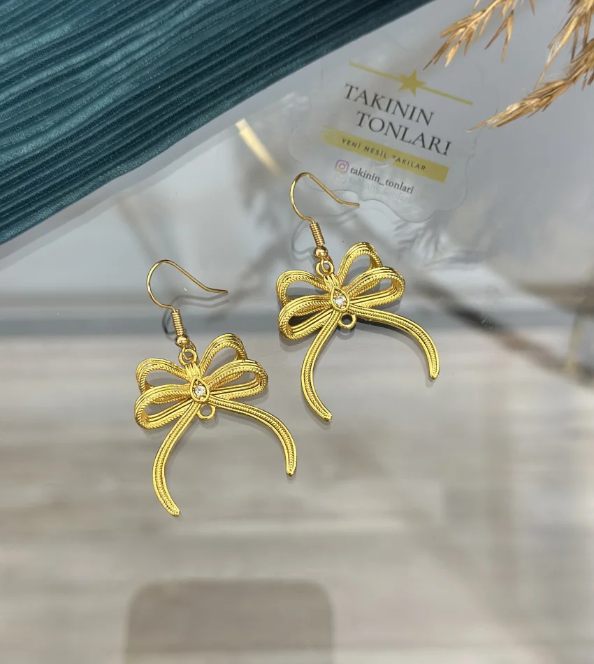 Fiyonk Küpe (Çeyrek ve yarım altın uyumlu)