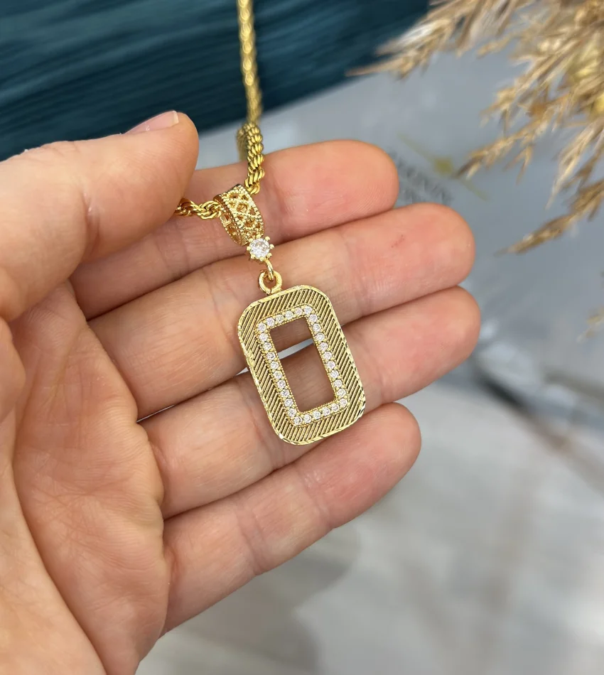 Yeni Gram Altınlık Burgu Kolye (60 cm-Seri 1)