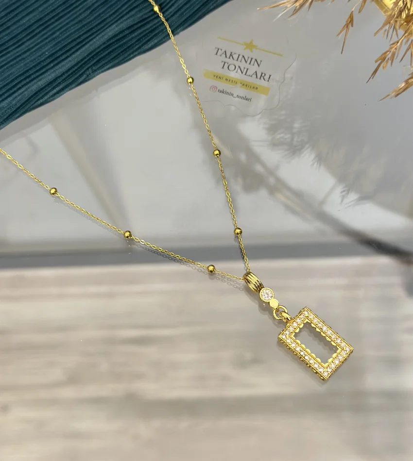 Gram Altınlık Zarif Topçuklu Kolye (60 cm)