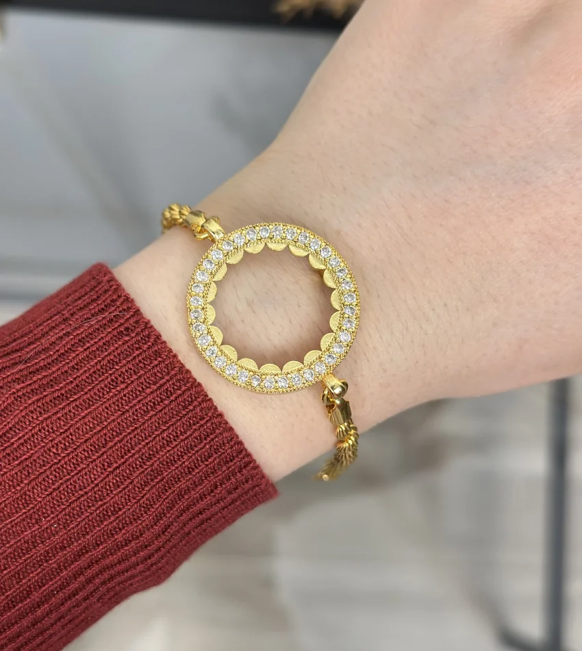 Yarım Altınlık Burgu Bileklik