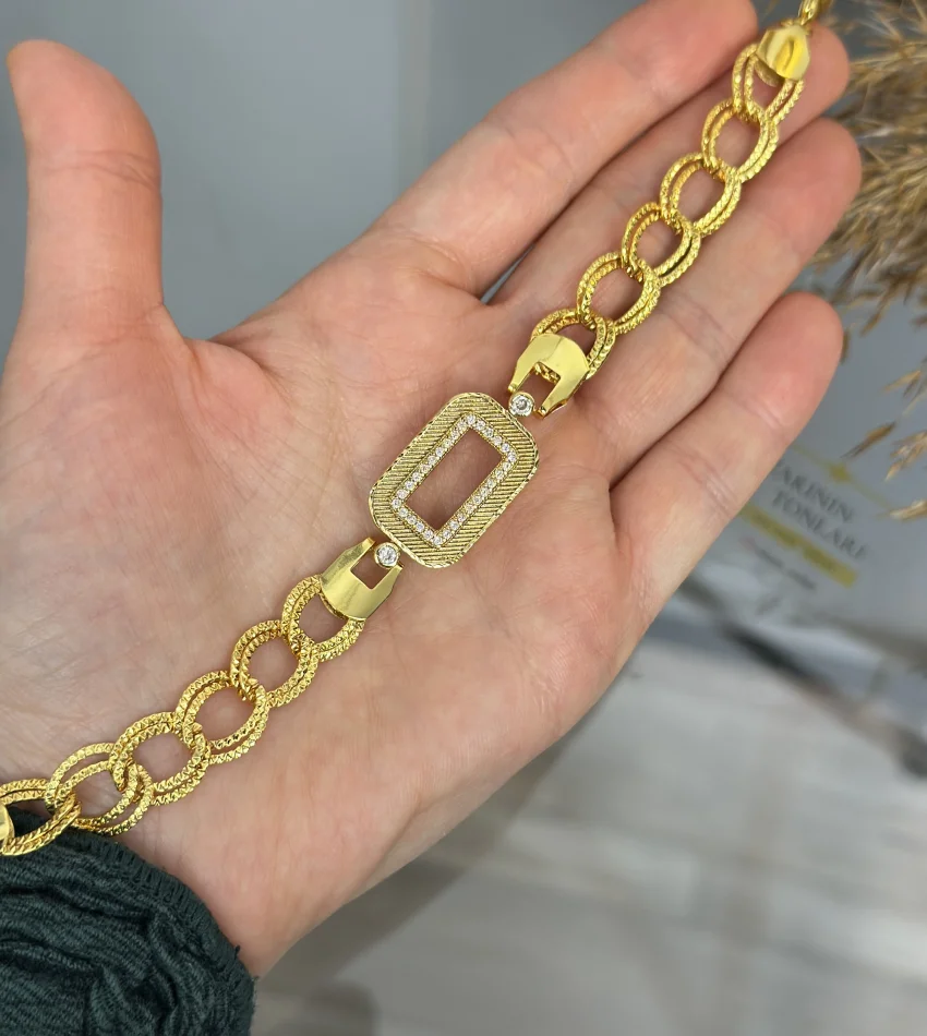 Gram Altınlık Geniş Samanyolu Bileklik (Seri 1)