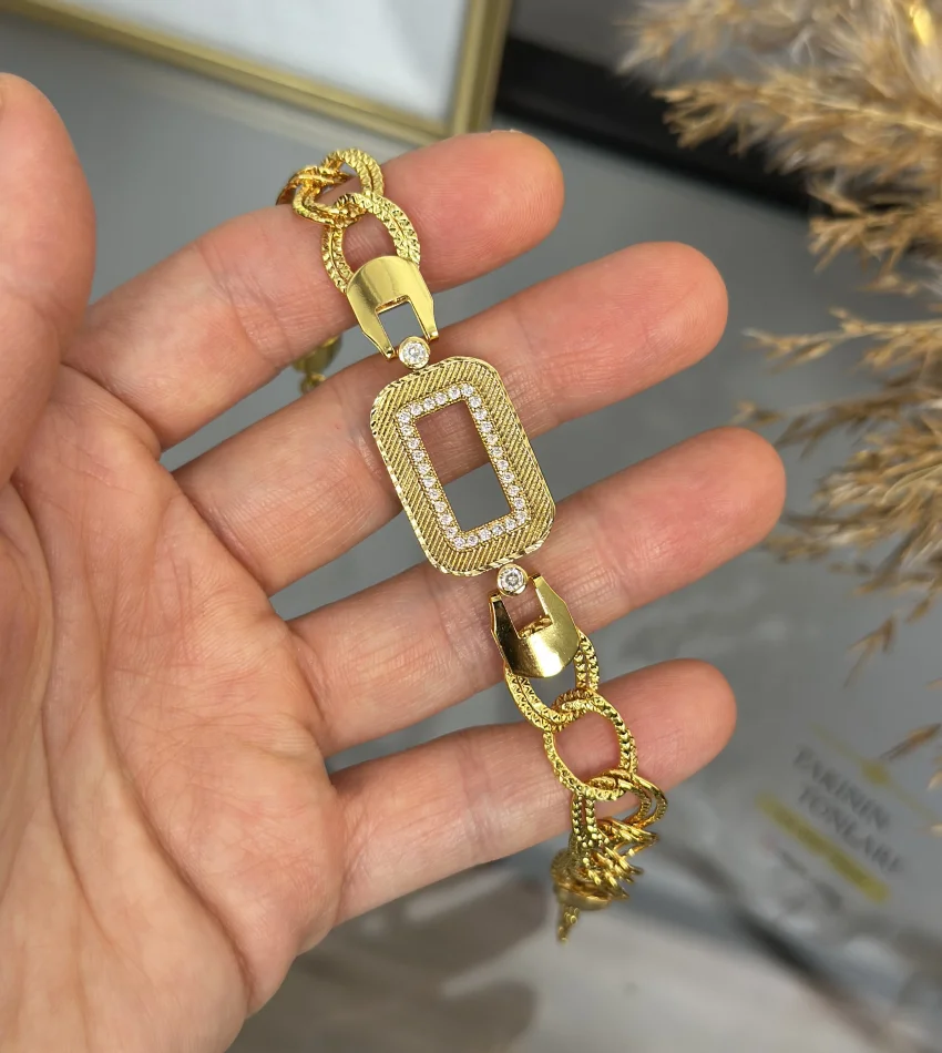 Gram Altınlık Geniş Samanyolu Bileklik (Seri 1)