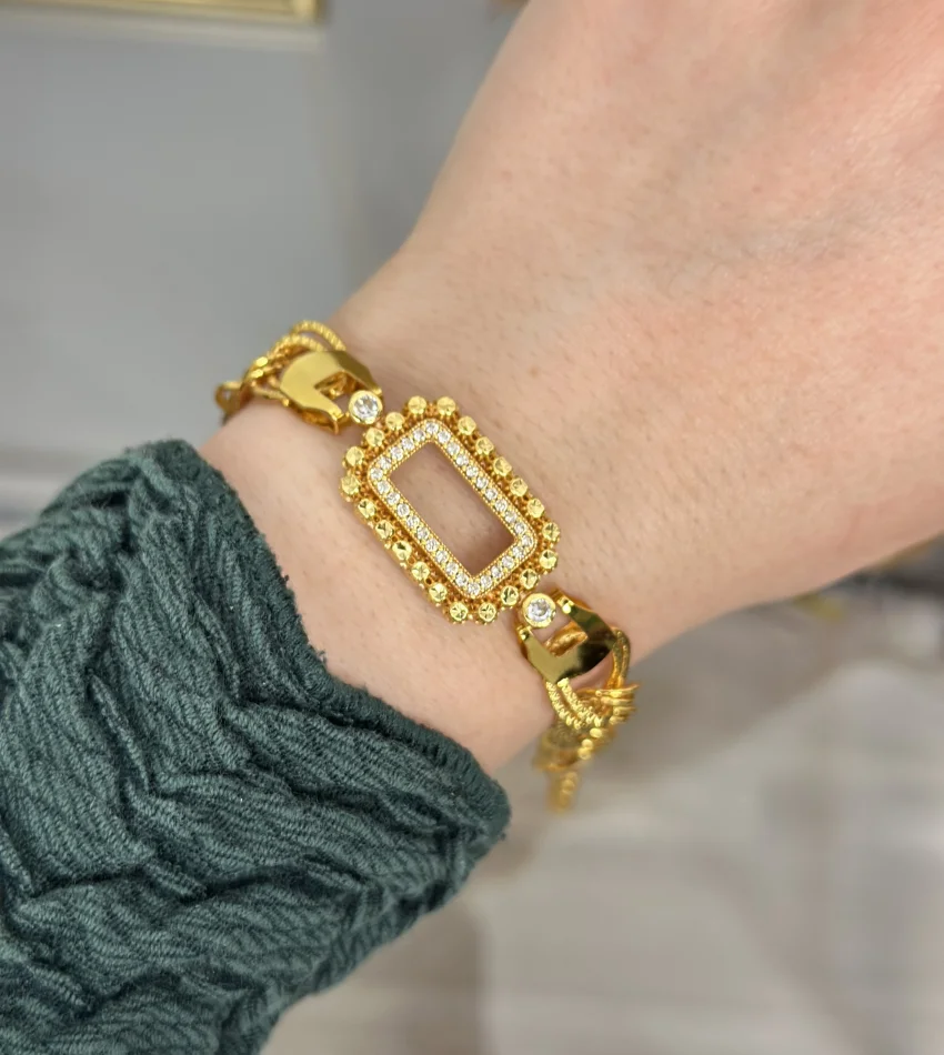 Gram Altınlık Geniş Samanyolu Bileklik (Seri 2)