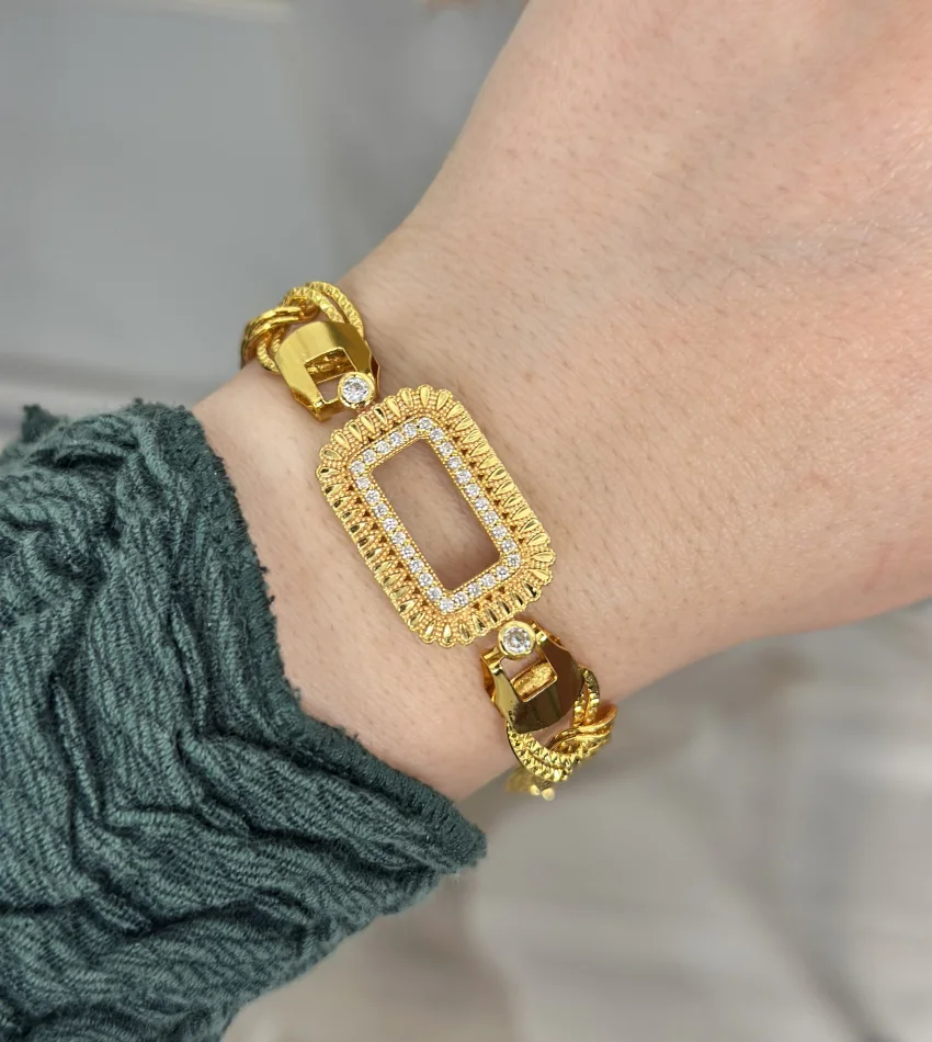 Gram Altınlık Geniş Samanyolu Bileklik (Seri 4)