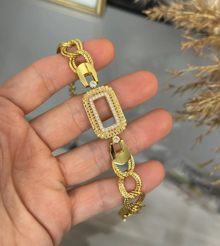 Gram Altınlık Geniş Samanyolu Bileklik (Seri 4)