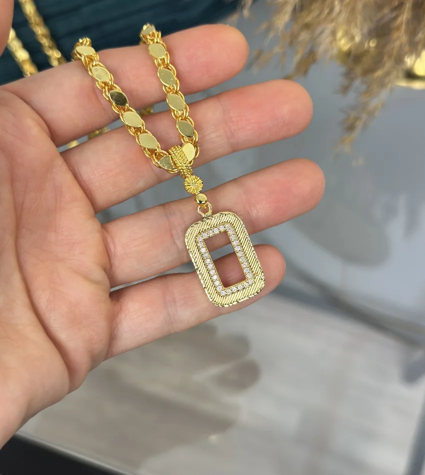 Gram Altınlık Arpa Kolye 60 cm (Seri 1)