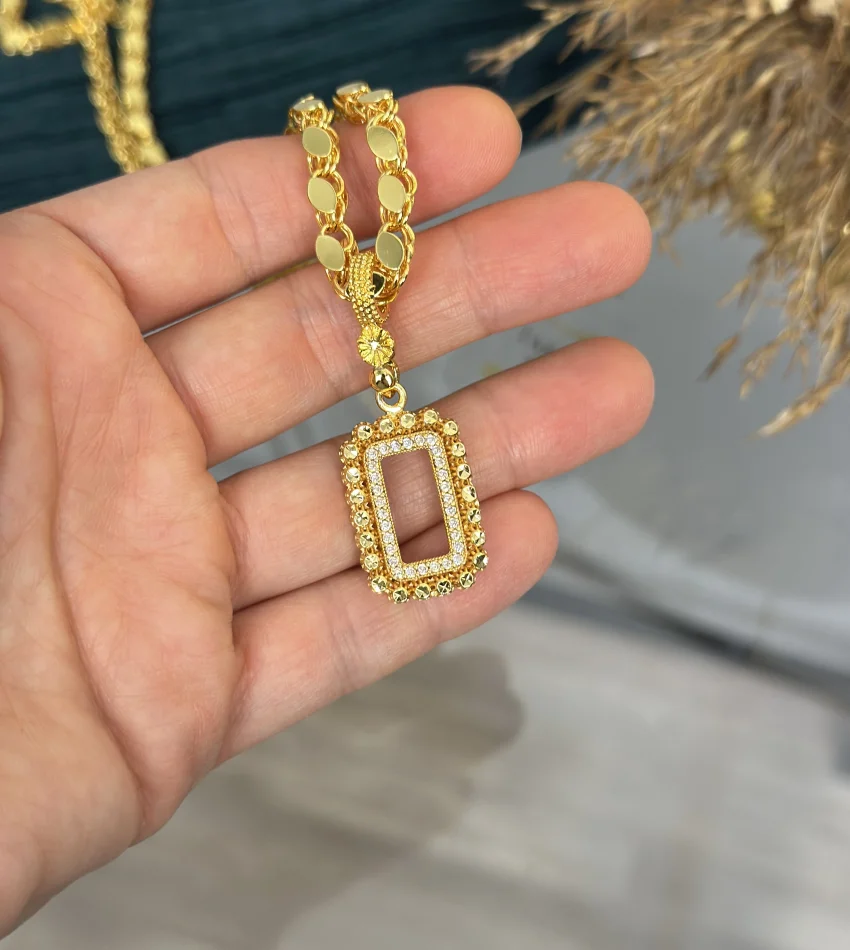 Gram Altınlık Arpa Kolye 60 cm (Seri 2)