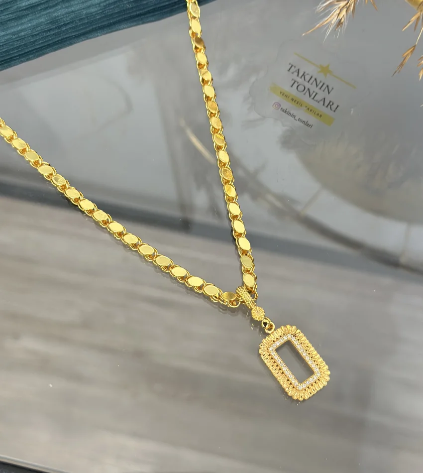 Gram Altınlık Arpa Kolye 60 cm (Seri 4)