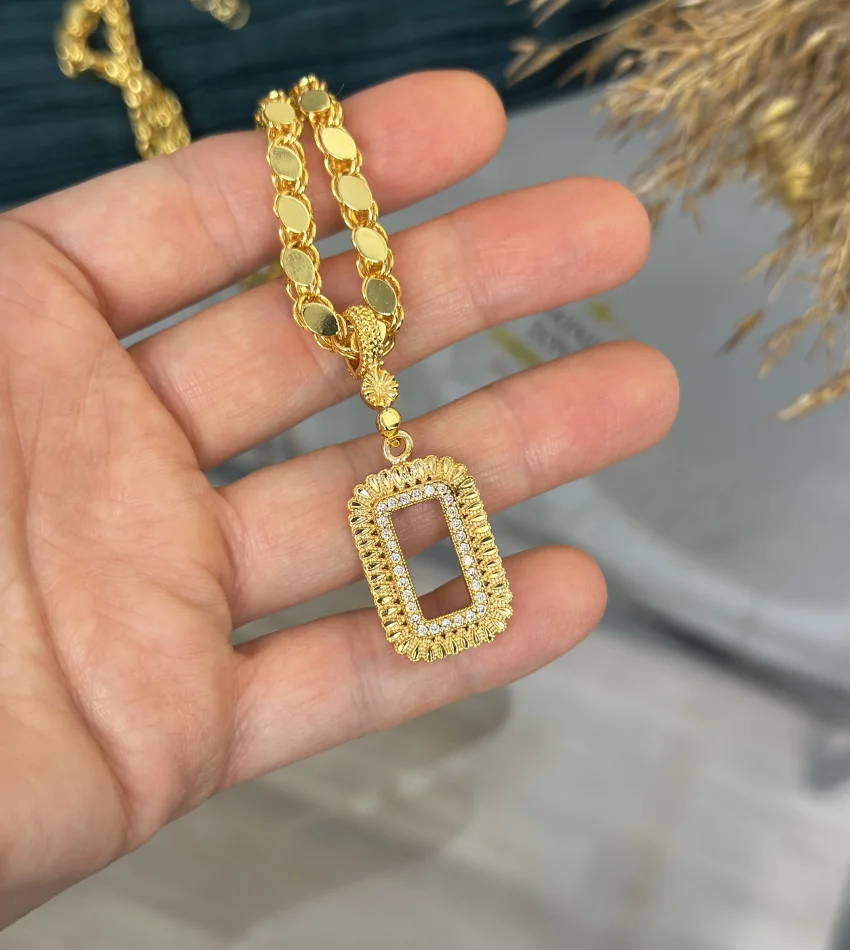 Gram Altınlık Arpa Kolye 60 cm (Seri 4)