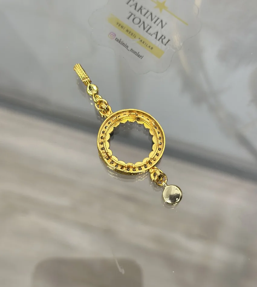 Çeyreklik Nazarlı Kolye ucu