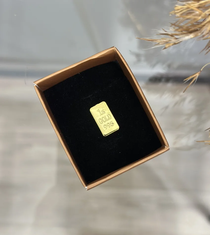 1 Gram 24 Ayar Külçe  Altın (İmitasyondur)