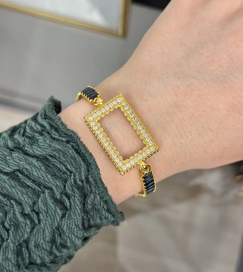 5 Gramlık Lacivert Baget Bileklik