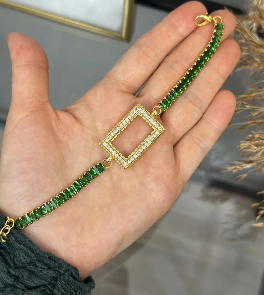 5 Gramlık Yeşil Baget Bileklik