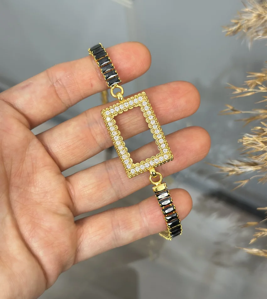 5 Gramlık Siyah Baget Bileklik