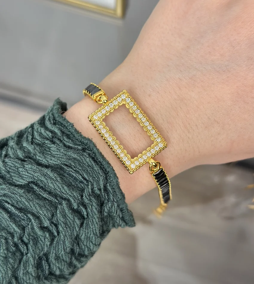 5 Gramlık Siyah Baget Bileklik