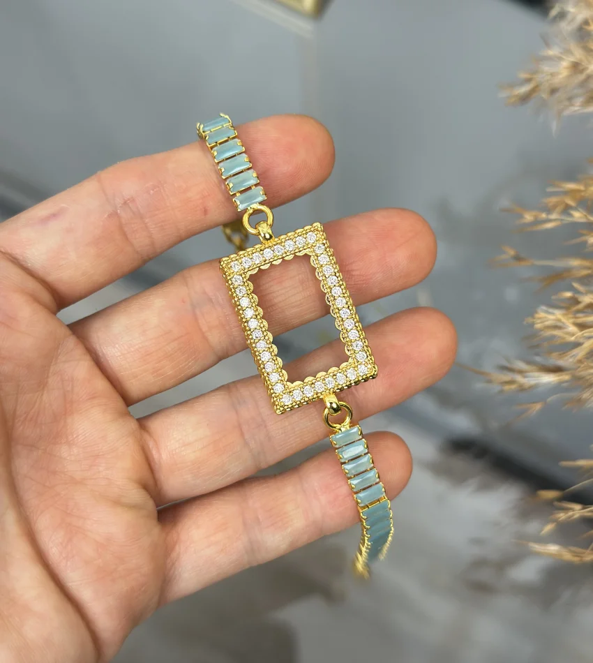 5 Gramlık Mavi Baget Bileklik