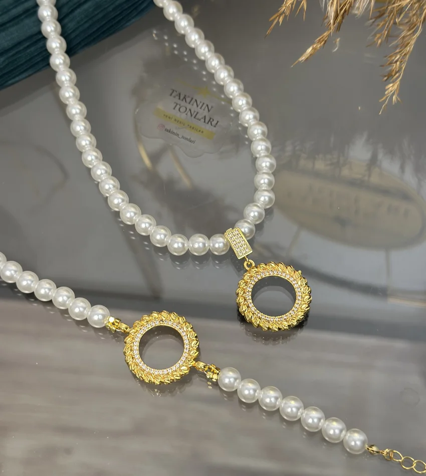 Çeyreklik Dorikali İnci Set