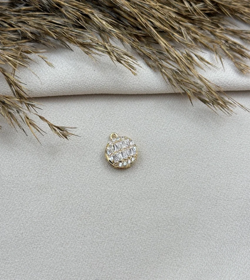 Baget Taşlı Kolye Ucu