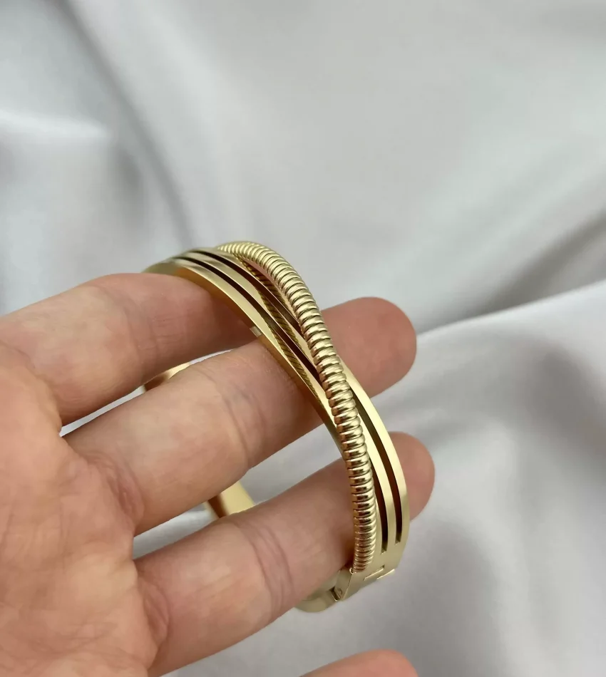 Çapraz Ezme Zincir Geçişli Geniş Kelepçe