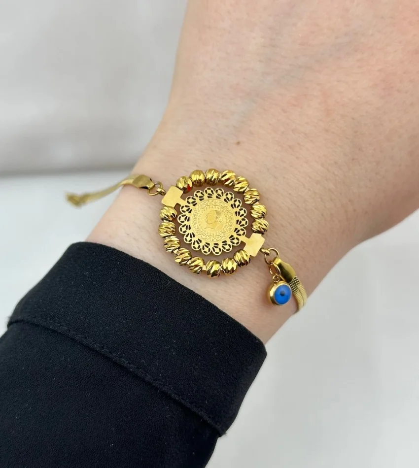 Dorikali İşli Çeyrek Bileklik