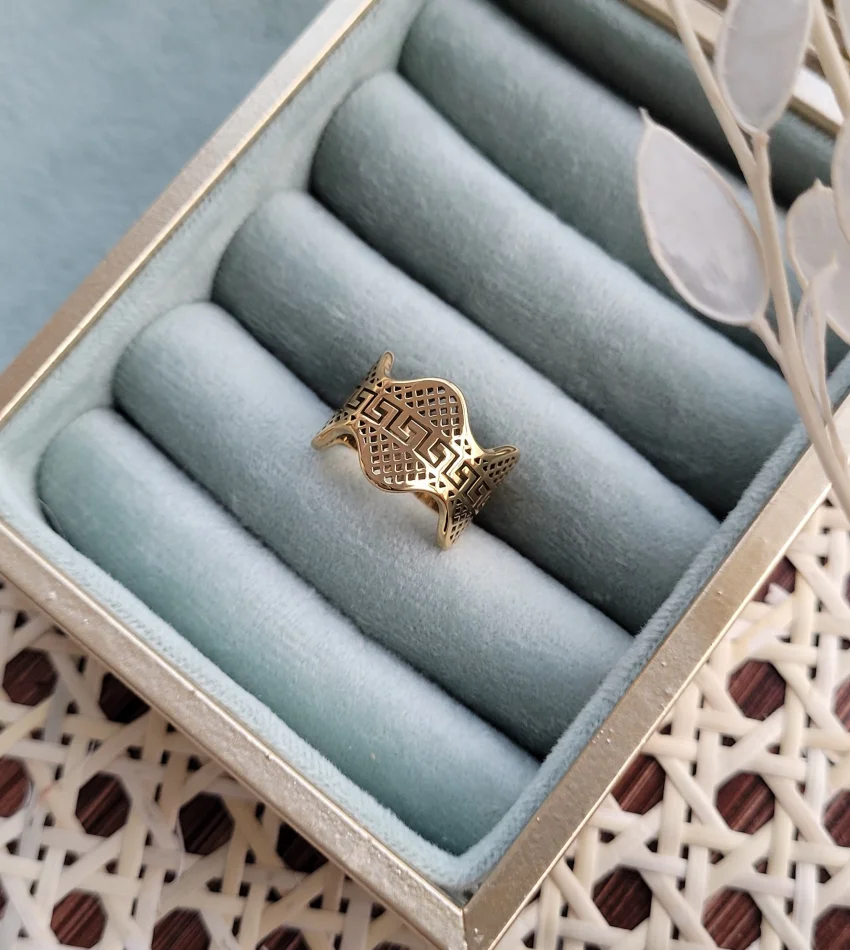 İşli Dalgalı Yüzük