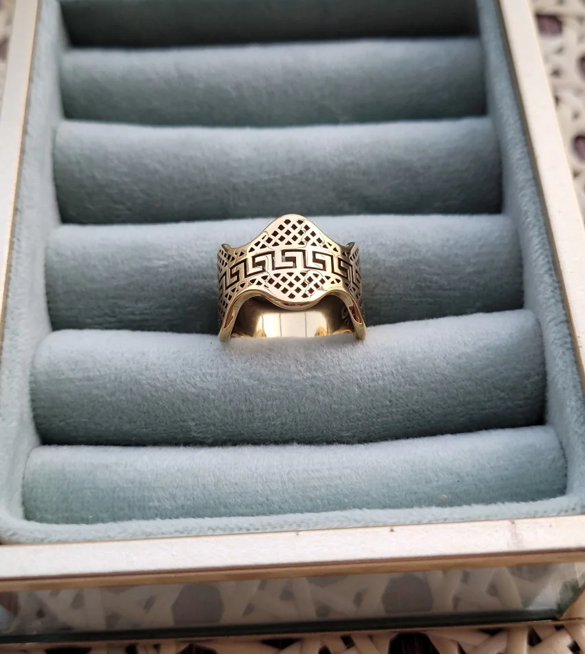 İşli Dalgalı Yüzük