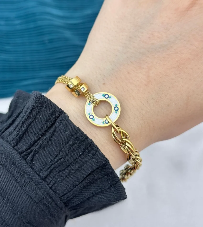 Marka Detaylı Tasarım Zincir Bileklik