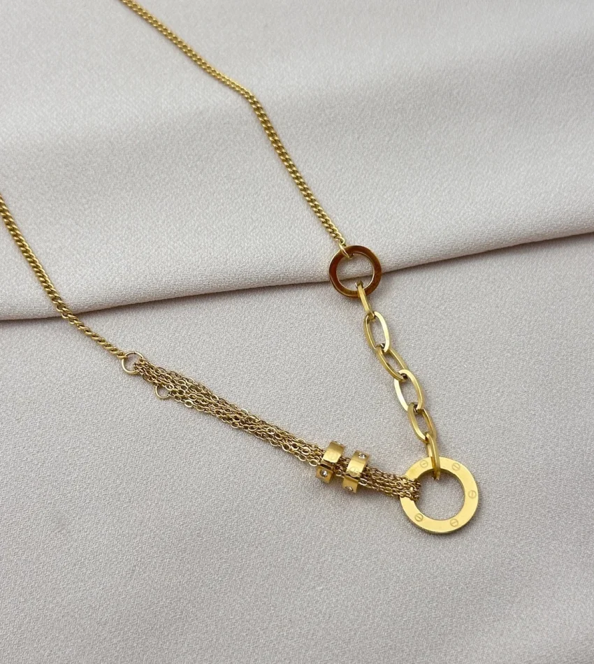 Çelik Marka Model Kolye (40+5 cm )