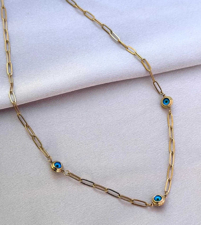 Nazarlı Ataç Kolye (40+5 cm)