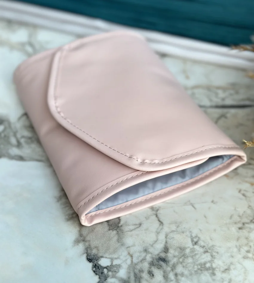 PEMBE ORGANİZER TAKI ÇANTASI