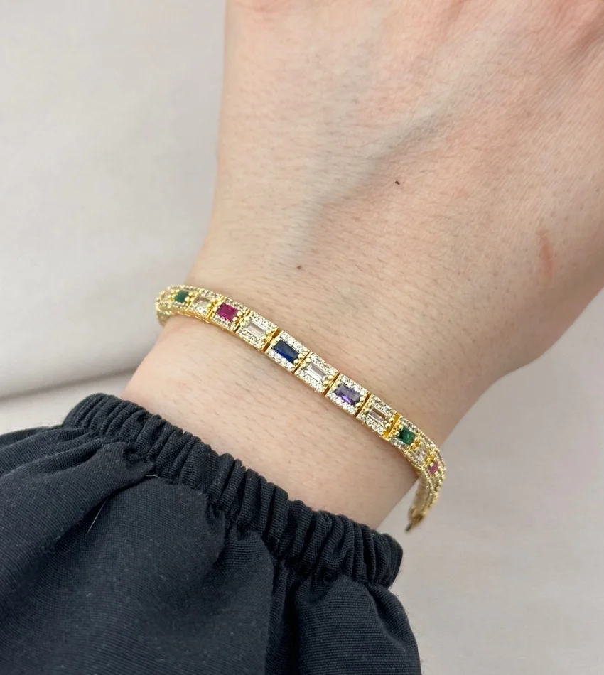 Renkli Baget Suyolu Vip Bileklik