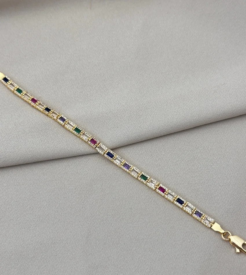 Renkli Baget Suyolu Vip Bileklik