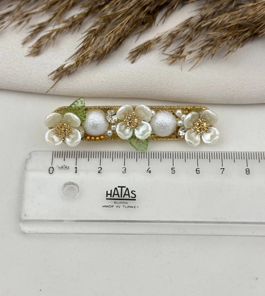 Tasarım 3 Çiçek Sedef Toka