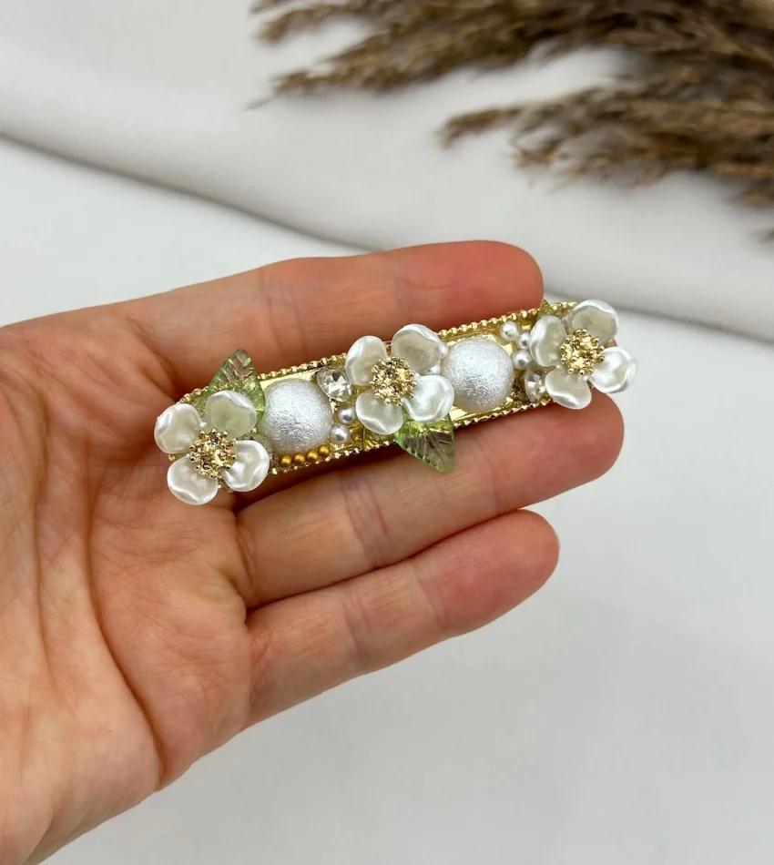 Tasarım 3 Çiçek Sedef Toka