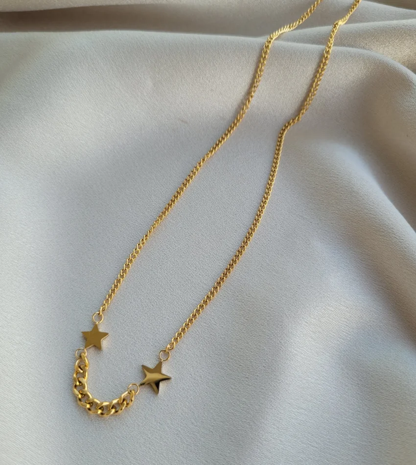 Yıldız Detaylı Kolye