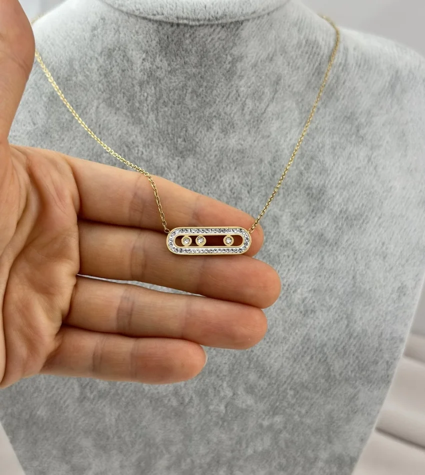 Zarif Marka Taşlı Kolye