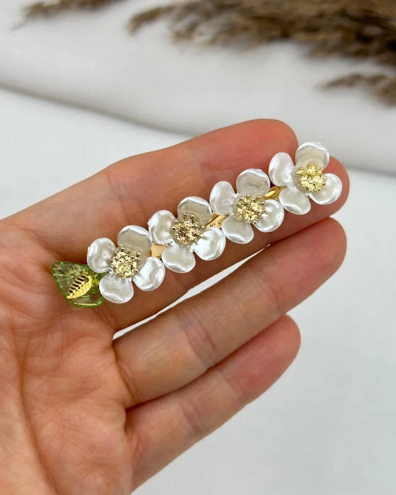 Tasarım 4 Çiçek Sedef Toka