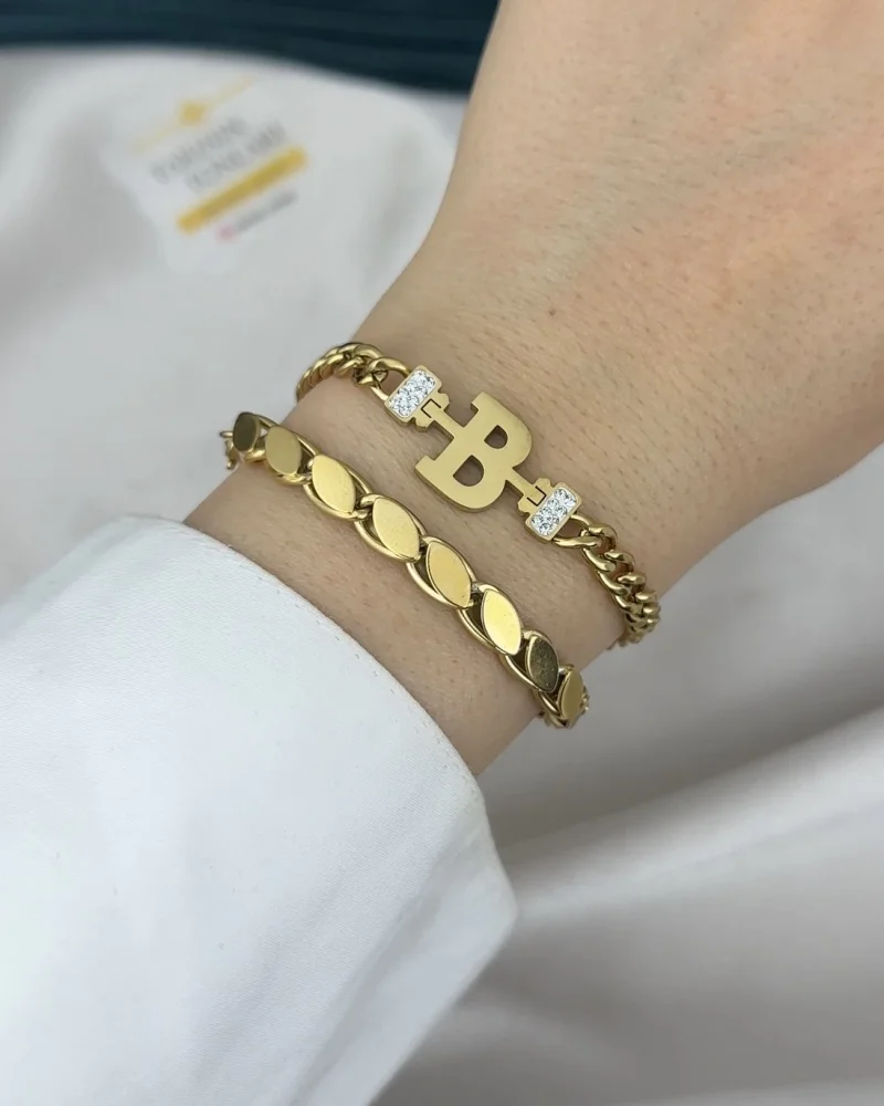 Arpa-Harf Bileklik Kombini