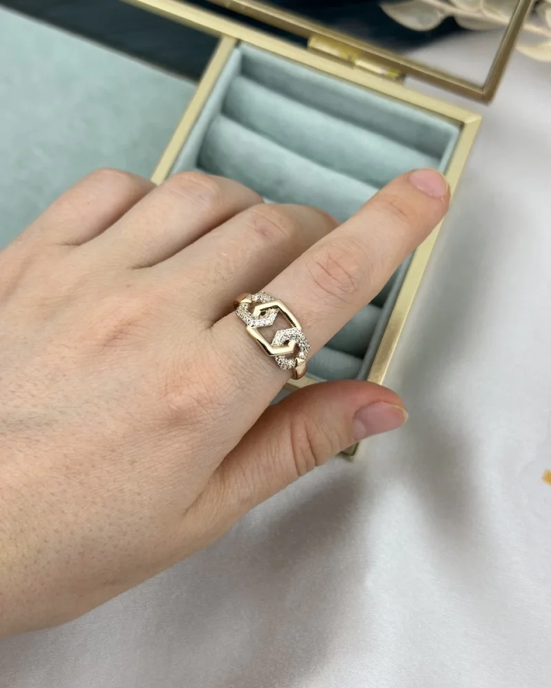 Xuping Marka Bakır Tonda Geçişli Yüzük (no8)