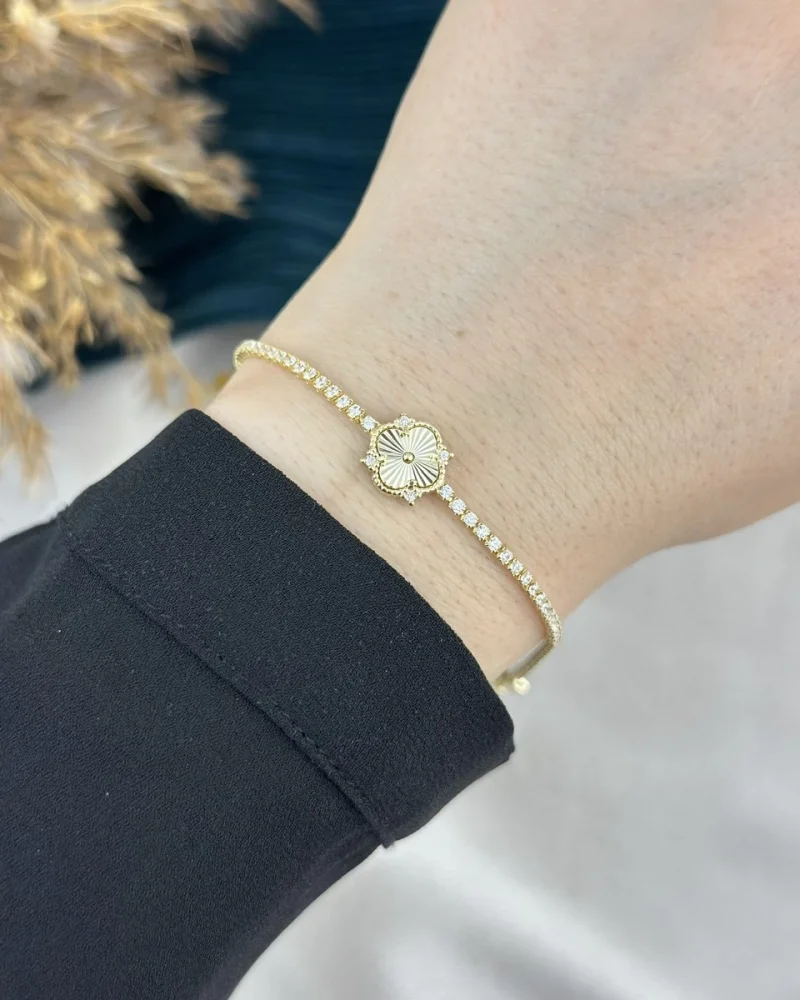 Gold Marka Detay Suyolu Bileklik Seri 2 (17 cm)