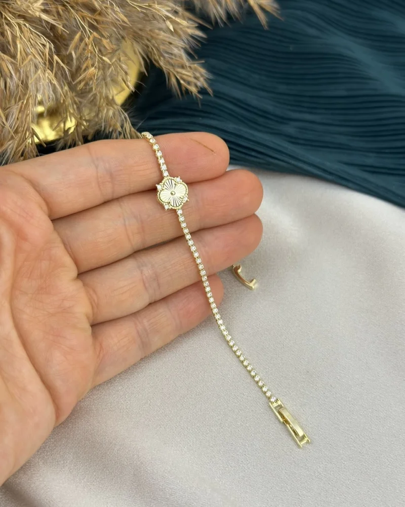 Gold Marka Detay Suyolu Bileklik Seri 2 (17 cm)