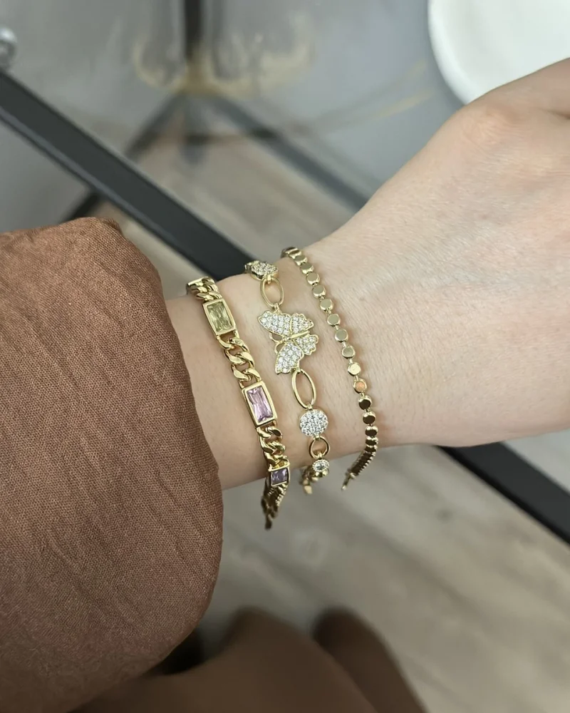 Xuping Gold Taşli Bileklik Kombini