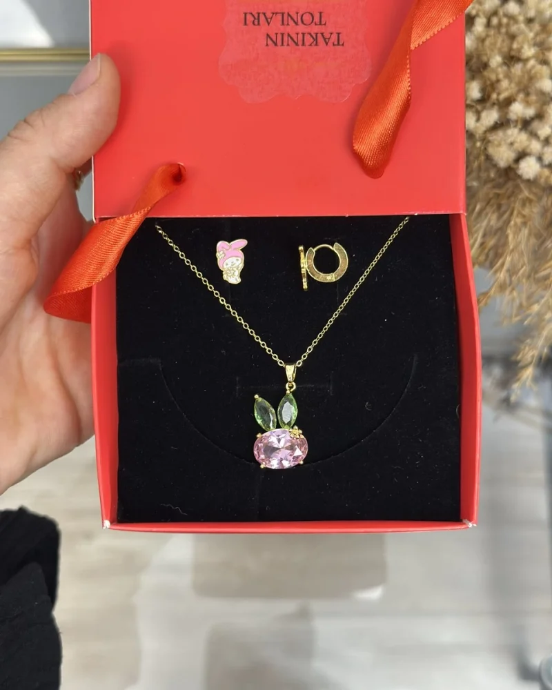 Çocuk Pembe Tavşan Kombin