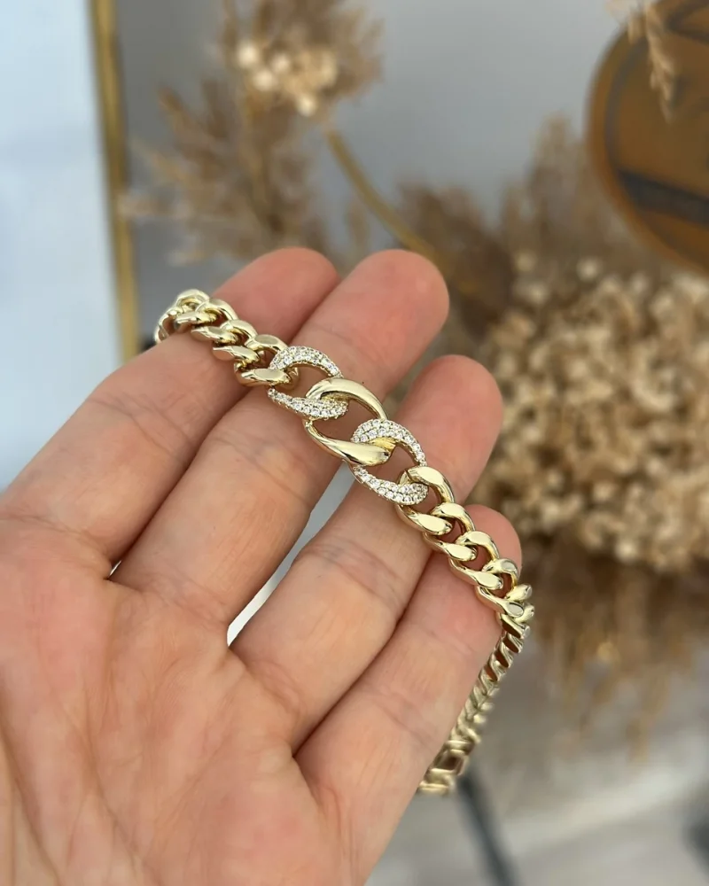 Taşlı Gurmet Detaylı XP Bileklik